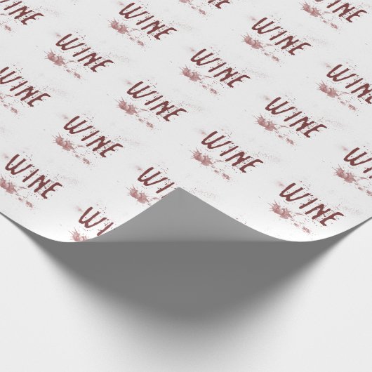 Wein Geschenkpapier (Ecke)
