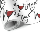 WEIN GESCHENKPAPIER (Rolleneckpunkt)