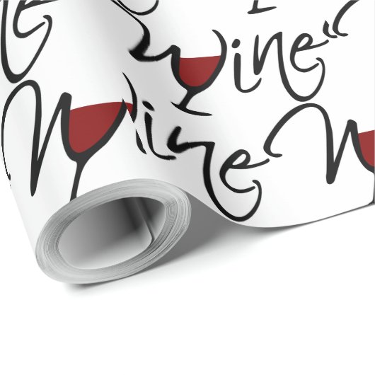 WEIN GESCHENKPAPIER (Rolleneckpunkt)