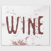 Wein Geschenkpapier (Flach)