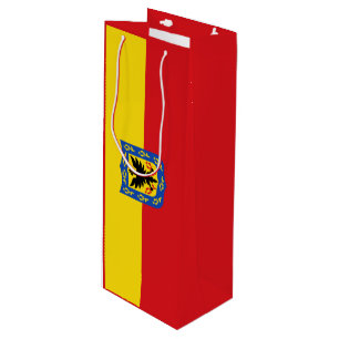 Wein-Geschenktasche mit Flagge von Bogota, Kolumbi Geschenktüte Für Weinflaschen