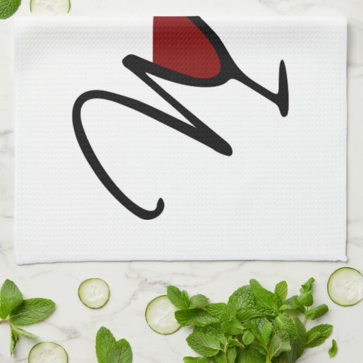 WEIN GESCHIRRTUCH (Gefaltet)