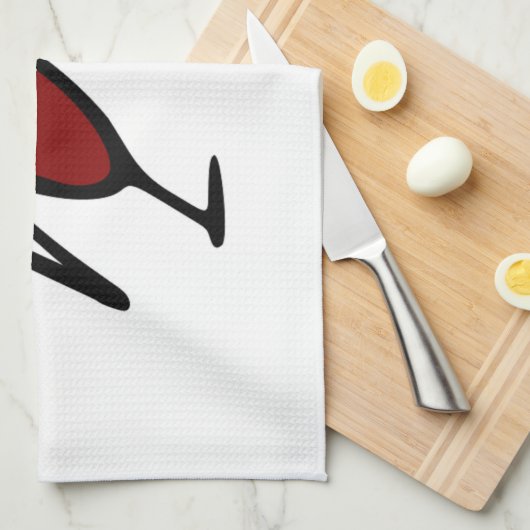 WEIN GESCHIRRTUCH (Viertel Falte)