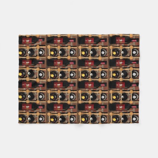 Wein-Gestell-Fleece-Decke Fleecedecke (Vorderseite (Horizontal))