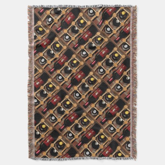 Wein-Gestell-Wurfs-Decke Decke (Vorderseite Vertikal)