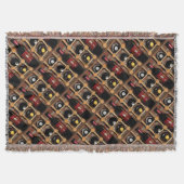 Wein-Gestell-Wurfs-Decke Decke (Vorderseite)