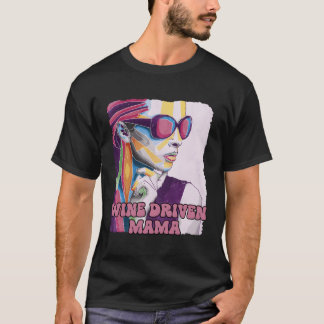 Wein Getrennt Mama Mama Champagner Muttermund Py T-Shirt