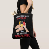Wein Girlfriend Drinker Besties Diva Tasche (Von Nahem)
