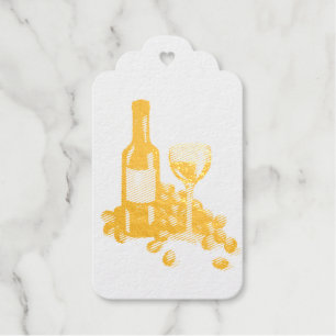 Wein Glas Flasche Weinkultur und Erde Weinroute We Geschenkanhänger