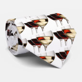 Wein-Glas Krawatte (Gerollt)