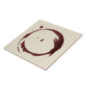 Wein-Glas-Ring-Fleck-Keramik-Fliese (groß) Fliese (Seite)