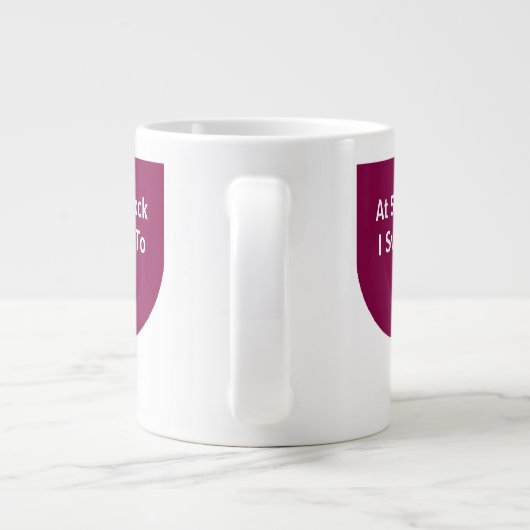 Wein-Glas "Schalter zum Wein " Jumbo-Tasse (Rückseite)