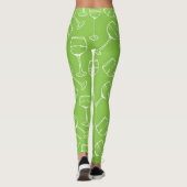 WEIN-GLASPATTER-Leggings Leggings (Rückseite)