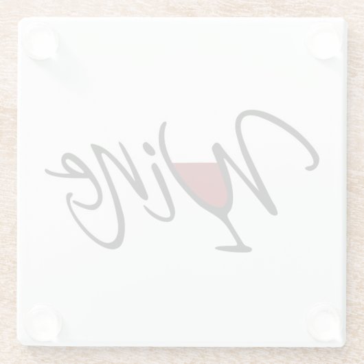 WEIN GLASUNTERSETZER (Rückseite)