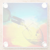 Wein Glasuntersetzer (Rückseite)