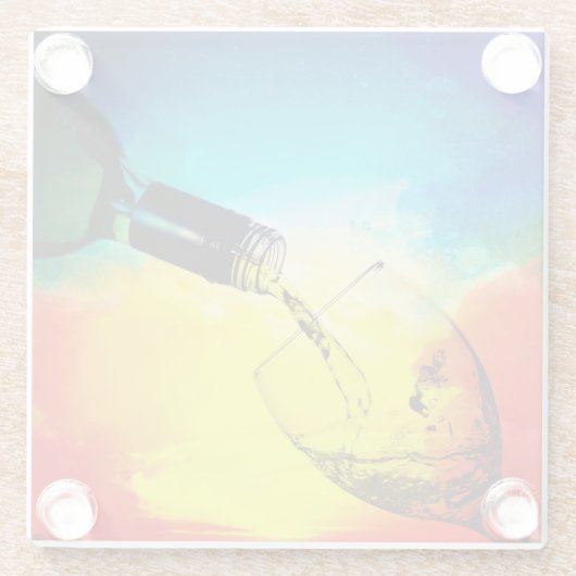 Wein Glasuntersetzer (Rückseite)