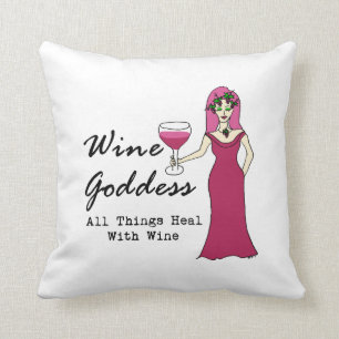 Wein-Göttin "alle Sachen heilen" Wurfs-Kissen Kissen