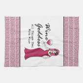 Wein-Göttin, ", das alle Sachen. heilen. " Handtuch (Horizontal)