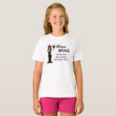 Wein-Hexe T-Shirt (Vorne ganz)