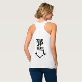 Wein hier oben tank top (Rückseite Vollansicht)