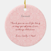 Wein Hochzeit Gown Bridesmaid Weihnachtsschmuck (Hinten)