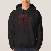 Wein Hoodie (Vorderseite)