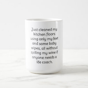 Wein Humor Kaffeetasse