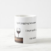 Wein Humor Kaffeetasse (Mittel)