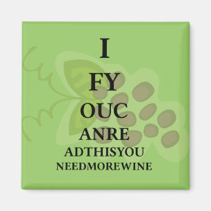 Wein Humor Magnet