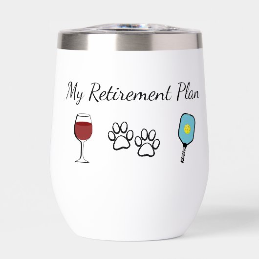 Wein, Hunde und Pickleball (Vorderseite)