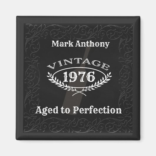 Wein im Alter bis Perfektion Geburtstag Magnet (Vorne)