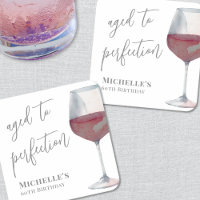 Wein im Alter bis zur Perfektion Geburtstag