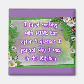 Wein im Küchenmagnet Magnet (Vorne)