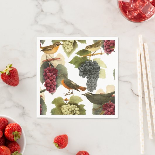 Wein im Wein Serviette (Beispiel)