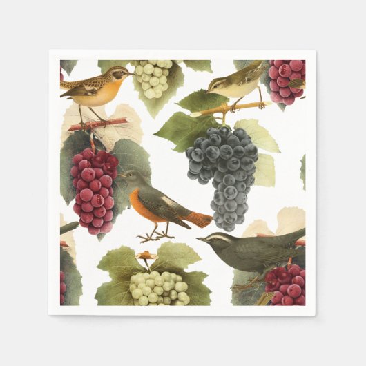 Wein im Wein Serviette (Vorderseite)