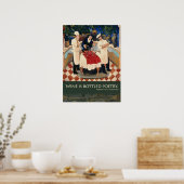 Wein ist abgefülltes Poster (Küche)