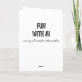 Wein ist anrufen, und ich muss gehen | Trinken von Karte (Rückseite)