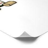 Wein ist billiger als die Therapie Poster (Ecke)