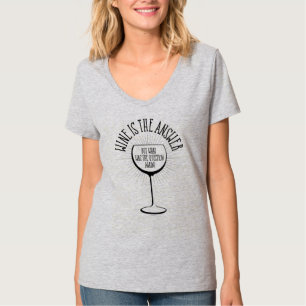 Wein ist der Antwort-T - Shirt