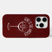 Wein ist der Fall von Case-Mate iPhone Hülle (Rückseite (Horizontal))