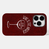 Wein ist der Fall von Case-Mate iPhone Hülle (Rückseite (Horizontal))