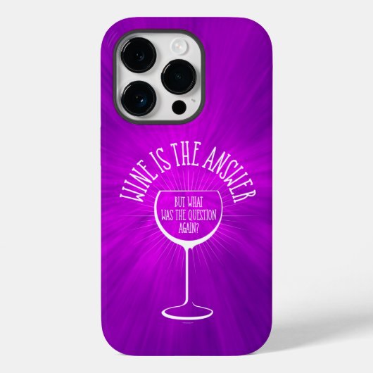 Wein ist der Fall von Case-Mate iPhone Hülle (Rückseite)
