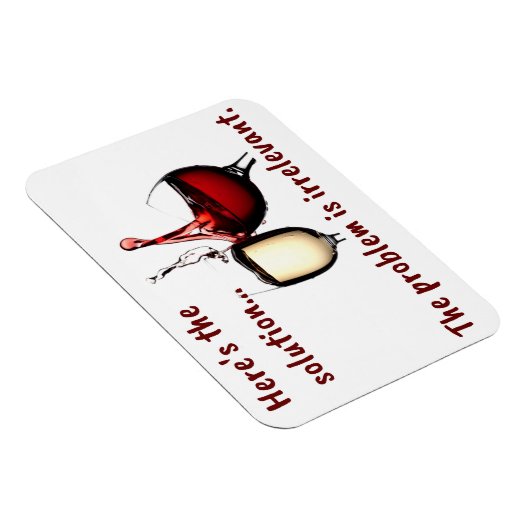 Wein ist der Lösungsmagnet Magnet (Rechte Seite)