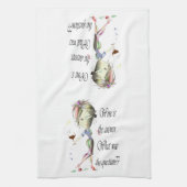 Wein ist die Antwort - was war die Frage?? Handtuch (Vertikal)