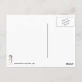 Wein ist die Antwort - was war die Frage? Postkarte (Rückseite)