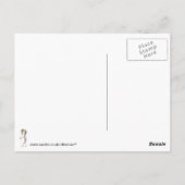 Wein ist die Antwort, was war die Frage? Postkarte (Rückseite)