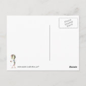 Wein ist die Frage lustige Weingeschenke Sprichwor Postkarte (Rückseite)