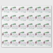 Wein ist für Frauen Geschenkpapier (Flach)