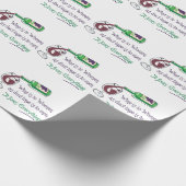 Wein ist für Frauen Geschenkpapier (Ecke)