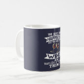Wein ist Glück Kaffeetasse (Vorderseite Links)